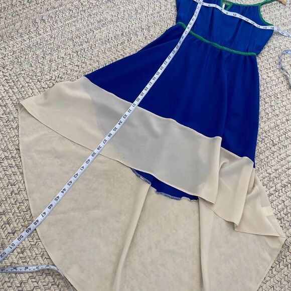 Willow & Clay green blue colorblock dress small - Picture 3 of 5